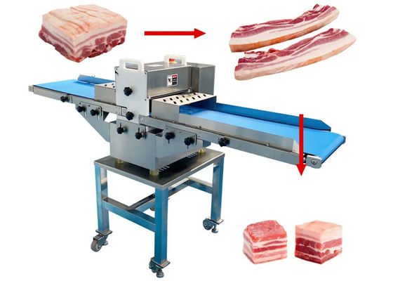 मांस उत्पादों का प्रसंस्करण खेत रेस्तरां के लिए मशीन काटने और काटने के लिए स्वचालित काटने