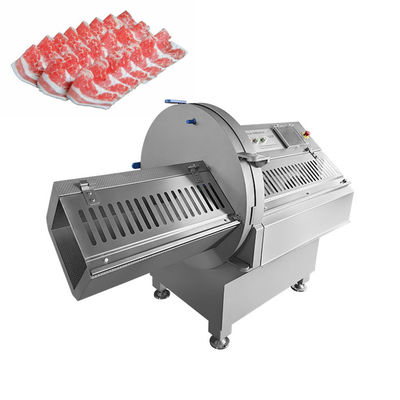 उच्च-गति सटीकता हड्डी में और हड्डी रहित स्लाइस काटने की मशीन के साथ उपयोगकर्ता के अनुकूल टचस्क्रीन के साथ जमे हुए मांस के लिए