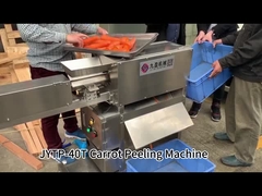 वाणिज्यिक गाजर छीलने की मशीन 40-60pcs/min के साथ सब्जी प्रोसेसर के लिए